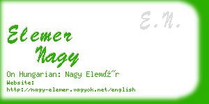 elemer nagy business card